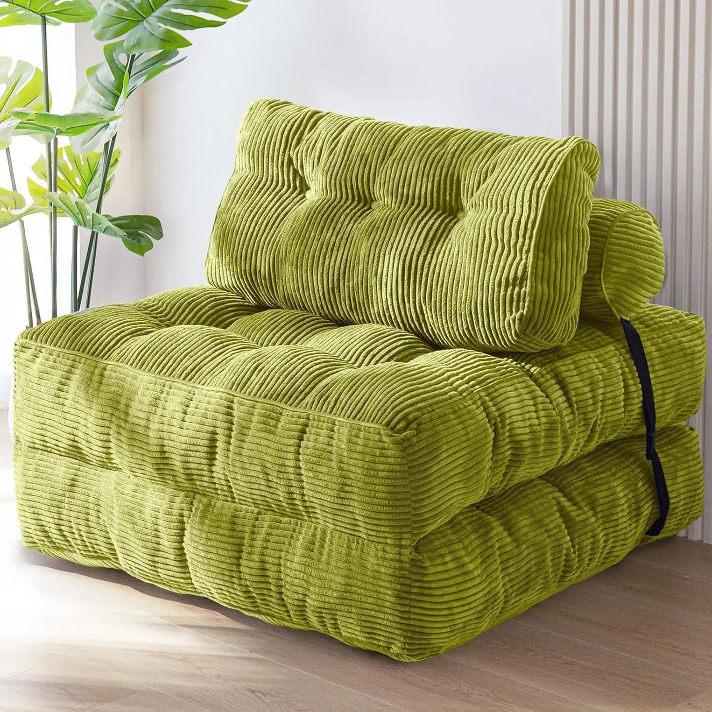 Folding Sofa Bed | Convertible Sleeper Chair | Foldable Mattress | Single Size
