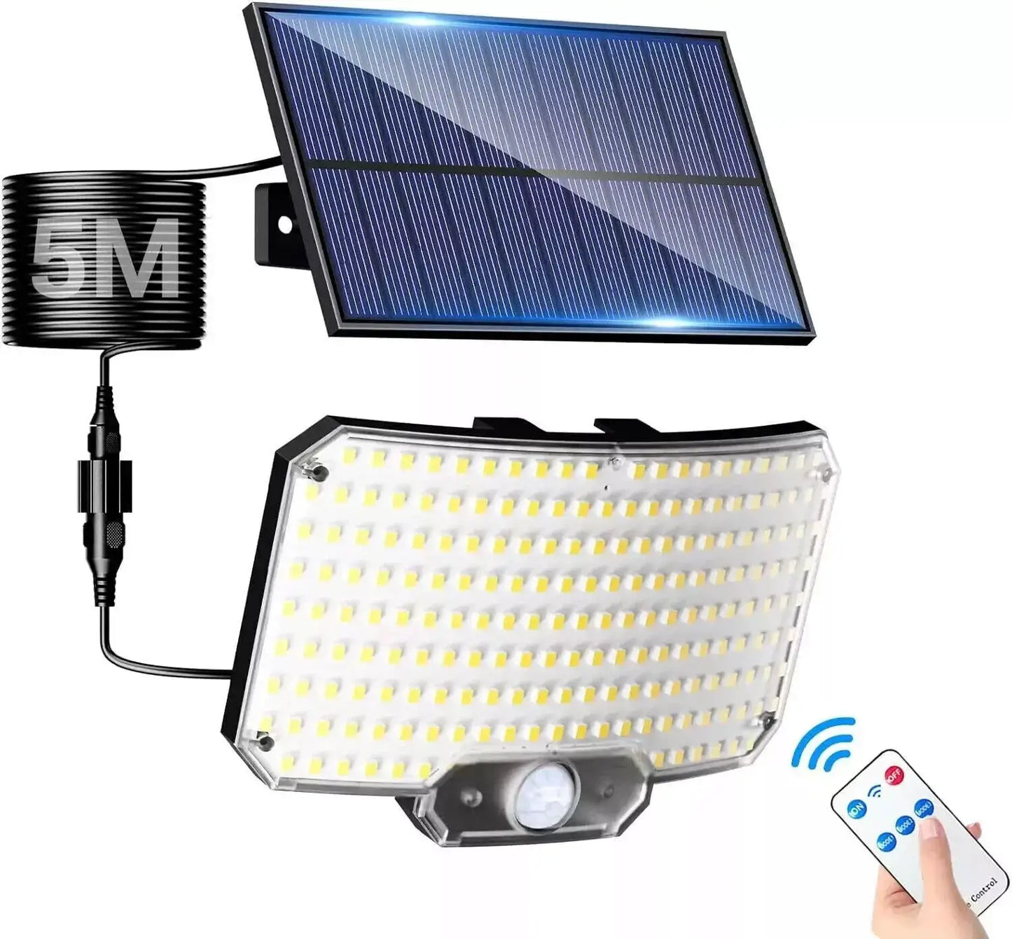 9900000LM LED Solar Street Lights With Motion Sensor Security Flood Lamp Waterproof Split Wall Lamps For Outdoor Garden Yard from PriceLows™