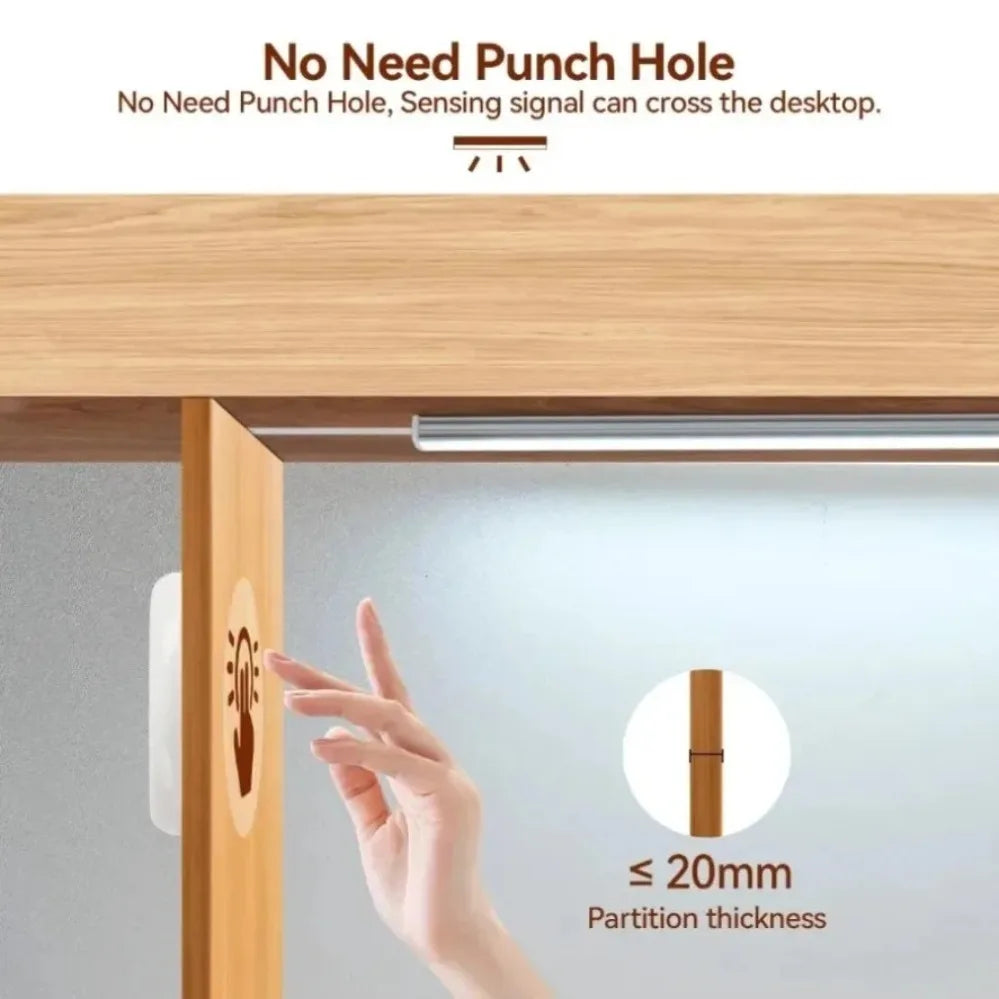LED Under Cabinet Light | Dimmable | Touch Control USB Powered | 1-6 Pack