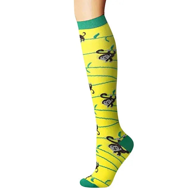 Compression Socks | Crew Height | Four Way Stretch | Unisex