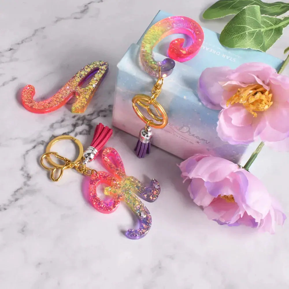 Alphabet Epoxy Resin Silicone Mold | DIY Jewelry Crafts Mould