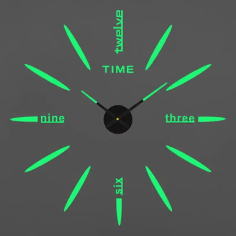2023 Modern Design Large Wall Clock 3D DIY Quartz Clocks Fashion Watches Acrylic Mirror Stickers Living Room Home Decor Horloge from PriceLows™