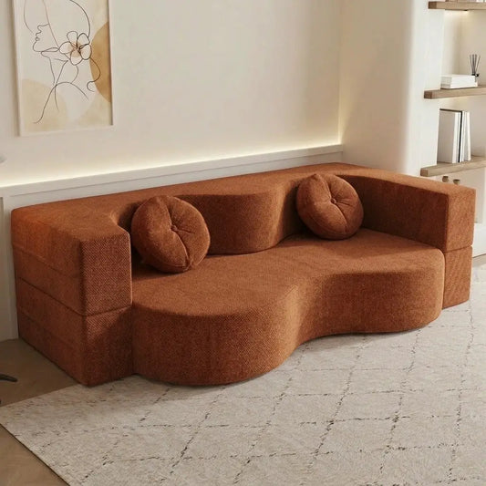 Living Room Compressed Sofa Bed, Memory Foam Modular Couch, Space Saving Modern Furniture Set from PriceLows™