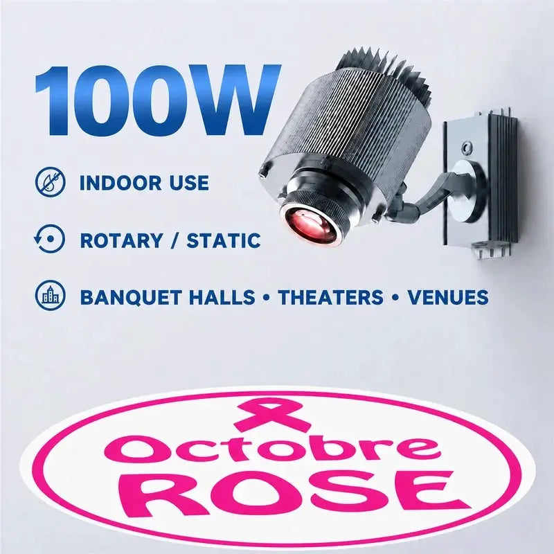 Gobo Projector Light | Waterproof Outdoor | Rotating LED Focus | Custom Sets