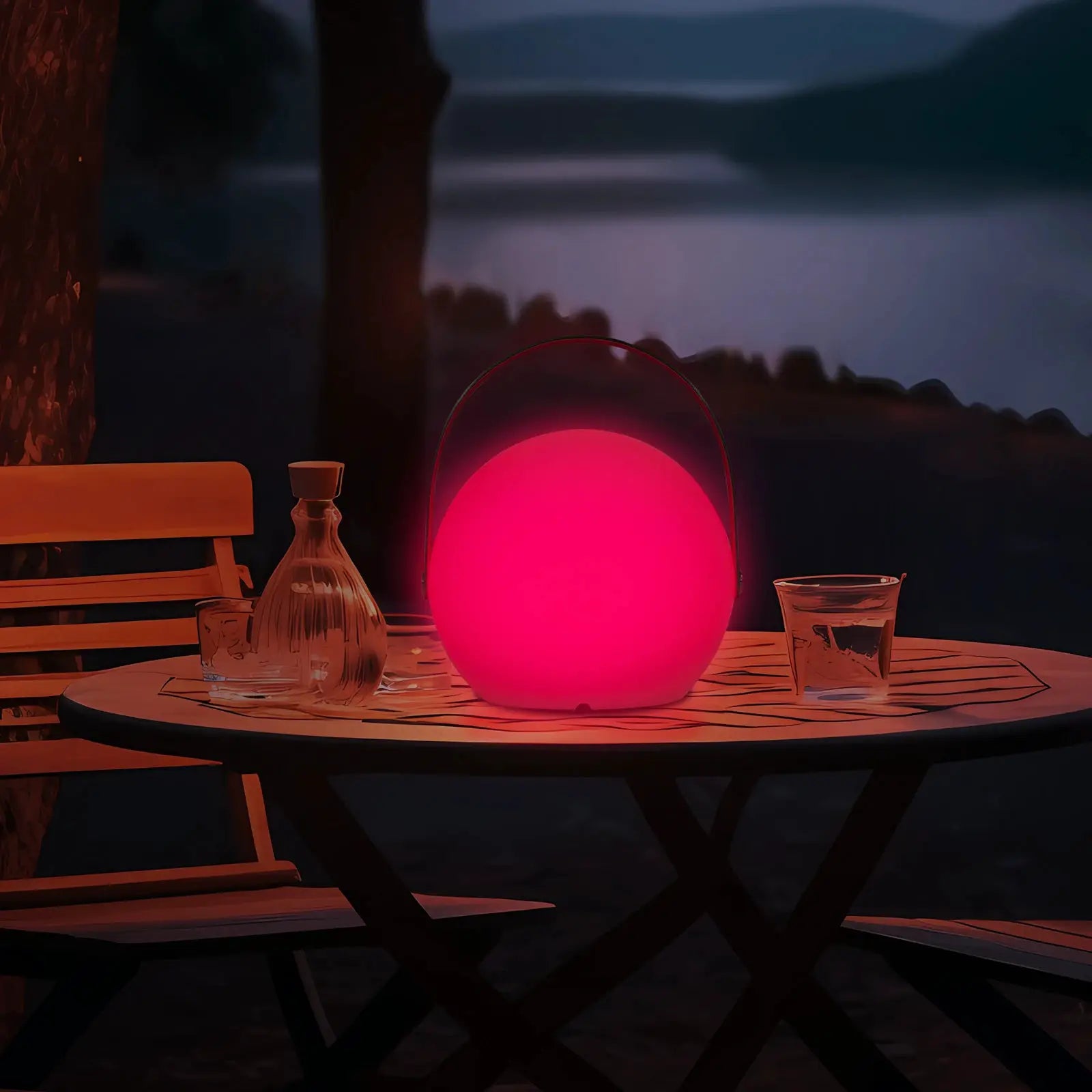Table Lamp, Table Lamp with Handle, Dimmable Table Lamp for Indoor Places Such as Bedrooms, Offices, Cafes, Libraries from PriceLows™