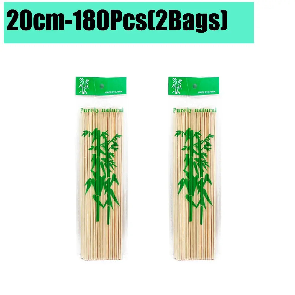Bamboo Skewers | Natural Color | 15/20/25/30cm | 80-90 Pcs Pack