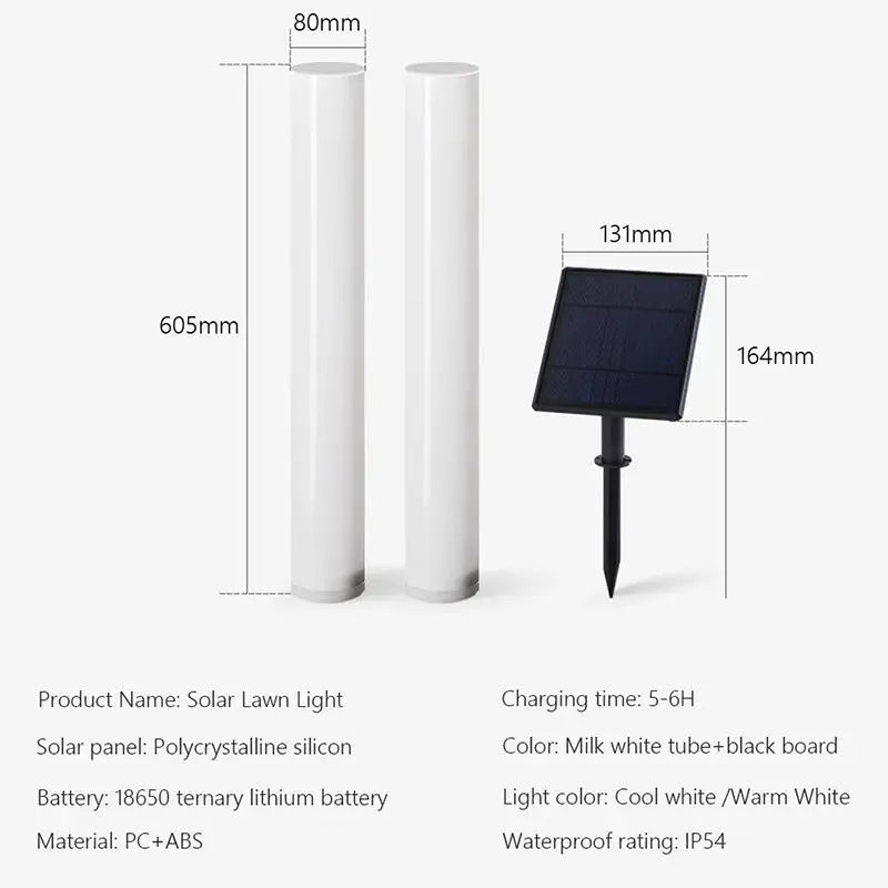 Solar-Powered Outdoor Garden Lights for Garden Villa Pathway Waterproof Landscape Lighting Ground Spike Auto On/Off Dusk to Dawn from PriceLows™