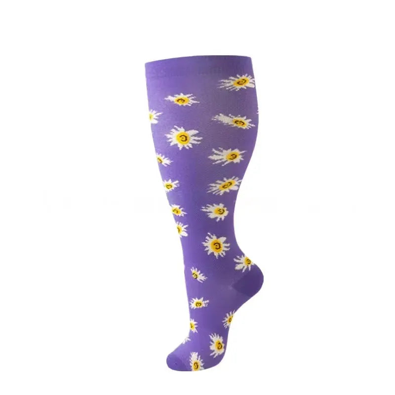 Compression Socks | 20-30 Mmhg Pressure | Wide Calf | 2Xl To 4Xl
