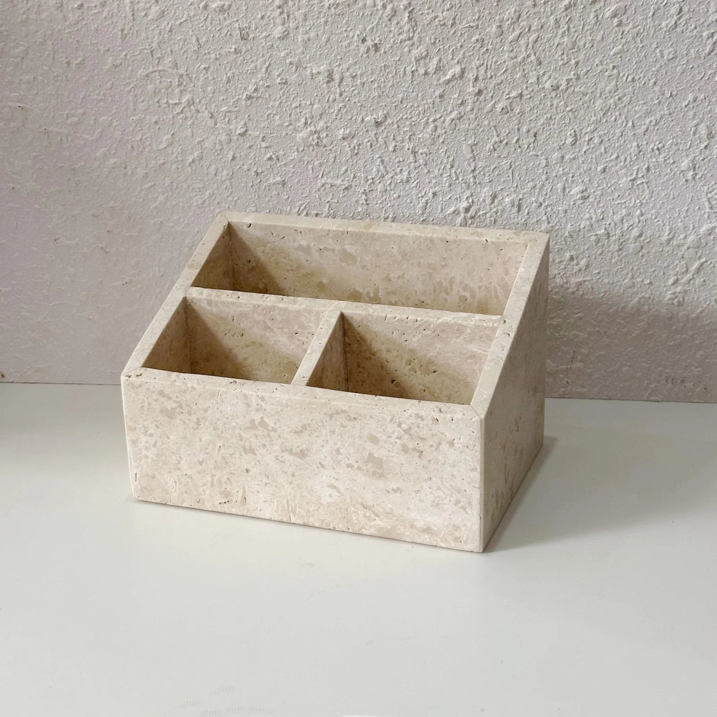 Marble Desktop Organizer | Calacatta Viola Marble | Multi Layer Tray