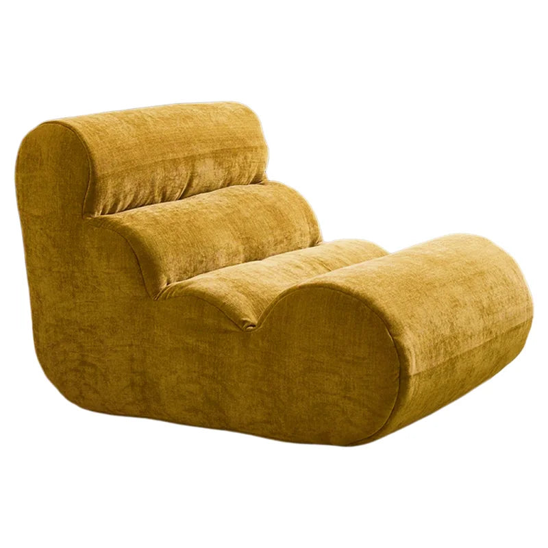 Lounge Chair | Velvet Fabric | No Assembly | One Size
