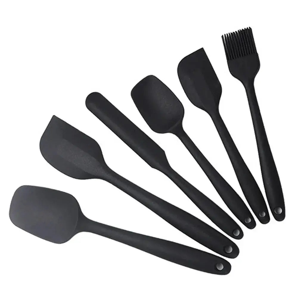 Silicone Spatula Set | Food Grade Silicone | Heat Resistant | 6 Piece Set