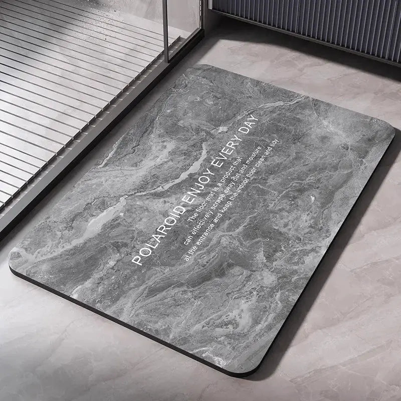 Diatomite Bath Mats Bathroom Absorbent Anti Slip Floor Mat Foot Carpet Quick Dry Shower Toilet Rug Doormat Washable from PriceLows™