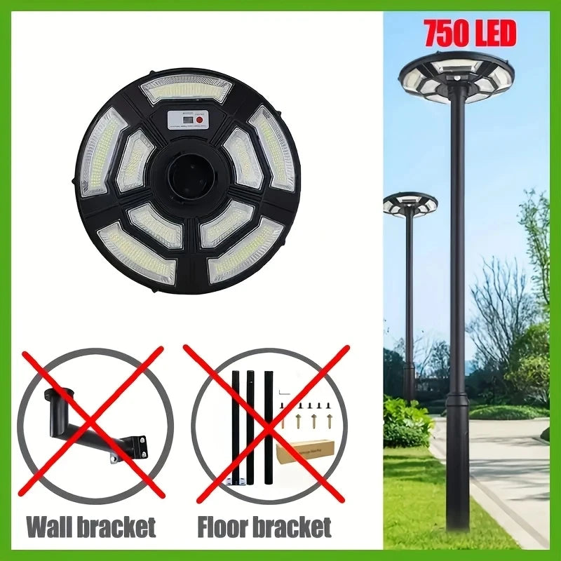 Solar Powered Outdoor Yard Light UFO Solar Charging Courtyard light Automatic On/Off from Dawn to Dusk source With Motion Sensor from PriceLows™