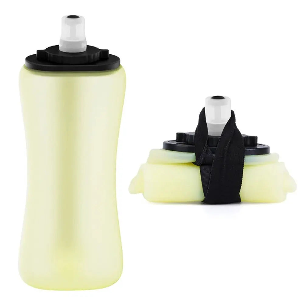 Lightweight Foldable Water Bottle Food Grade Silicone 350ml Capacity Collapsible Sport Bottle Heat Resistant Leak Proof from PriceLows™