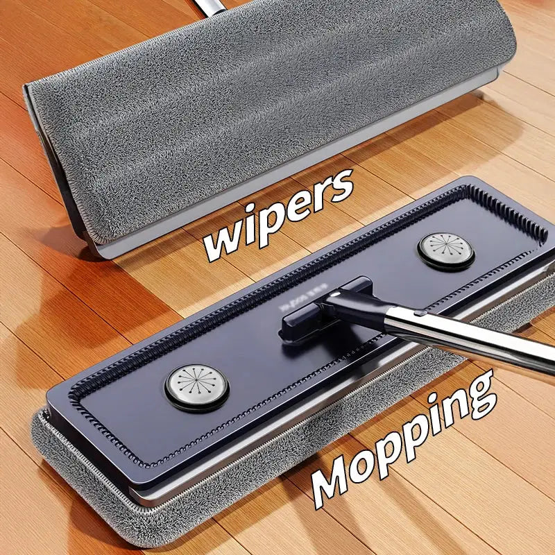 Slim Flat Mop | Self Wringing | 2 Washable Pads | 5.3 Inches