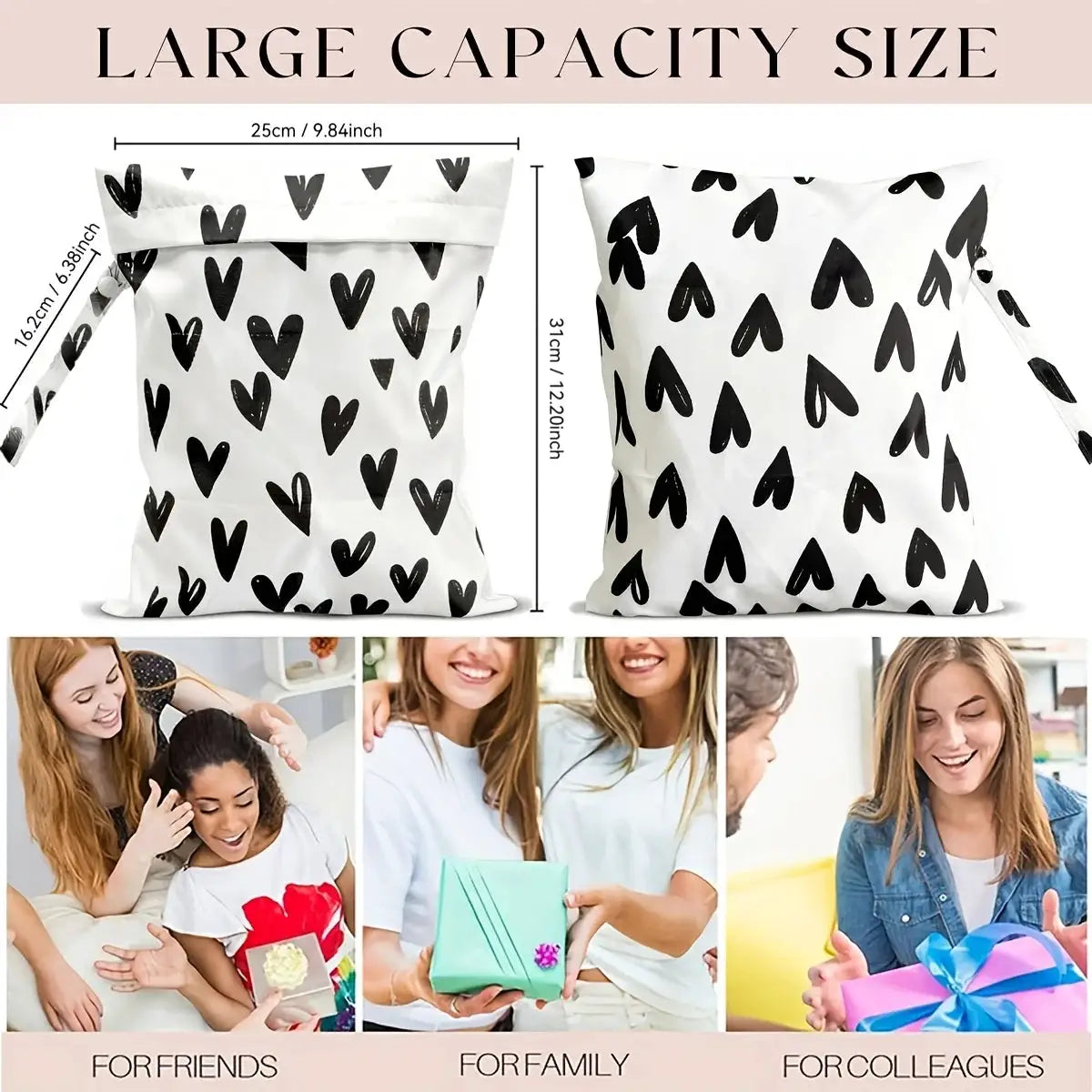 Waterproof Dry Wet Separation Bag Fashion Beach Zipper Bag for Travel Swim Pool Yoga Sportswear Cosmetics Lingerie Storage from PriceLows™
