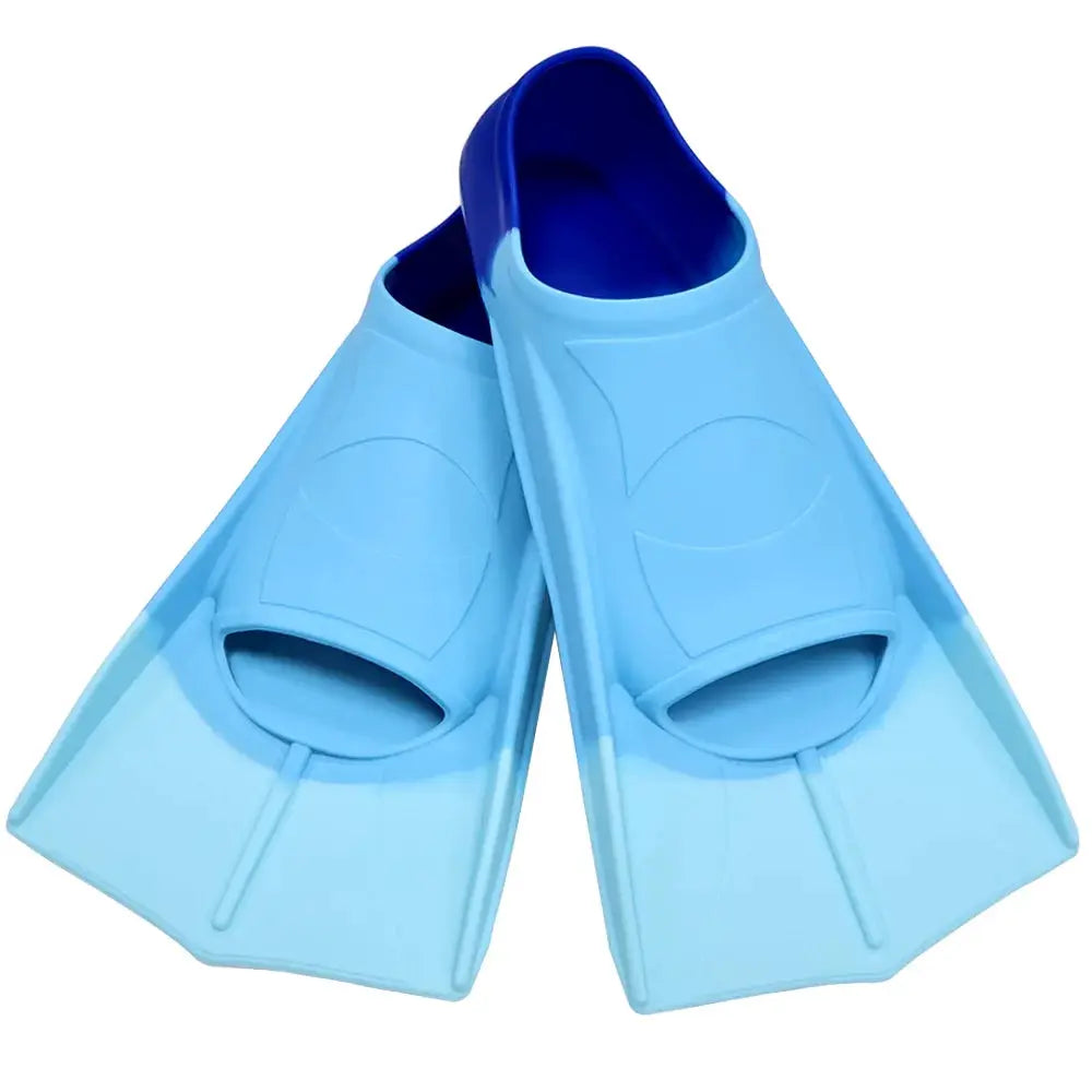 Silicone Fins Swim Training Snorkel Short Diving Flippers Frog Shoes Men Women Professional Breaststroke Freesnorkel Swimming from PriceLows™