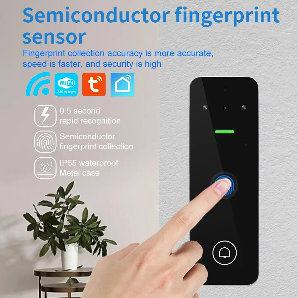 Video Intercom | Smart WiFi | Biometric | IP65 Metal Case