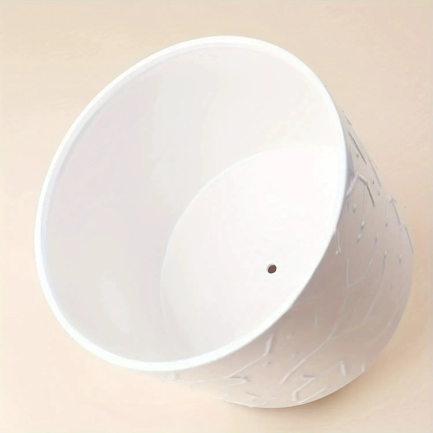 10 Inch Ceramic Planter With Wooden Stand - Stylish Flower Pot For Indoor Plants from PriceLows™
