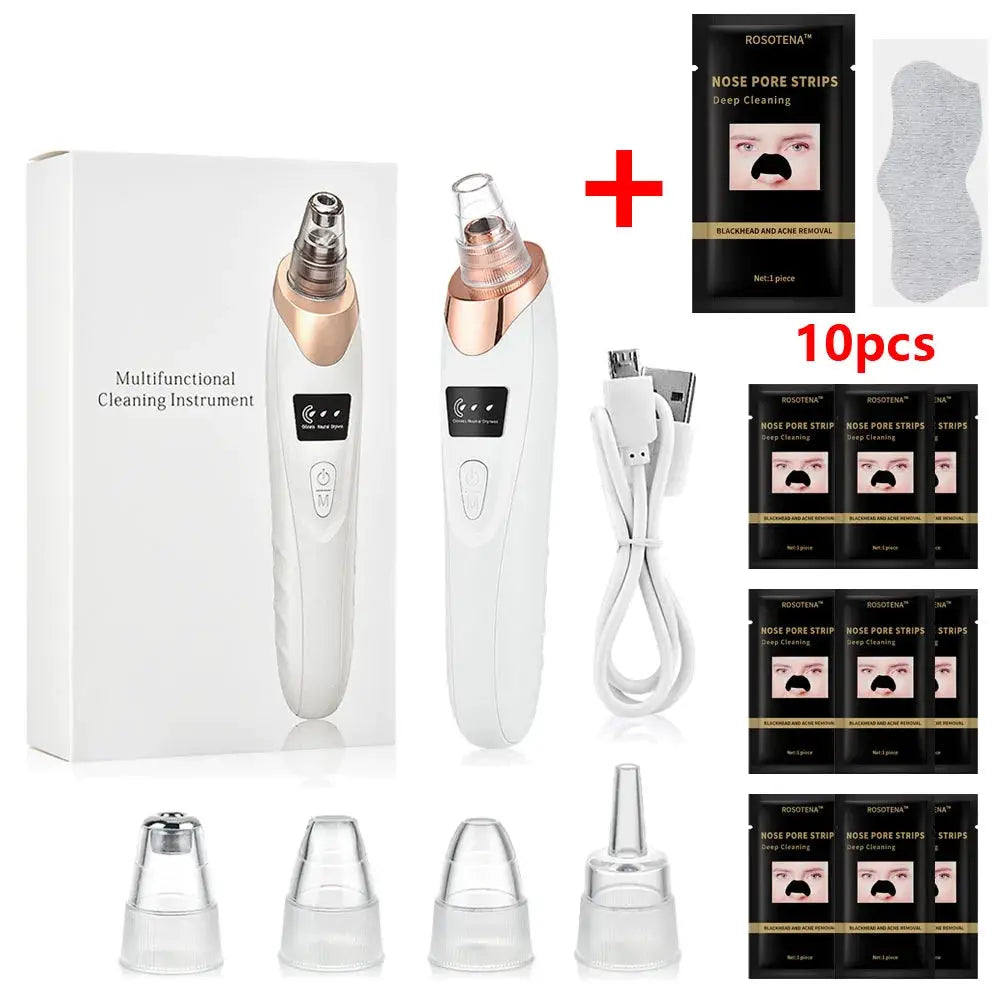 Blackhead Remover Vacuum Pore Adsorber Face Cleaner Electric Pimple Acne Black Head Removal Rechargeable Face Cleaning Tool from PriceLows™
