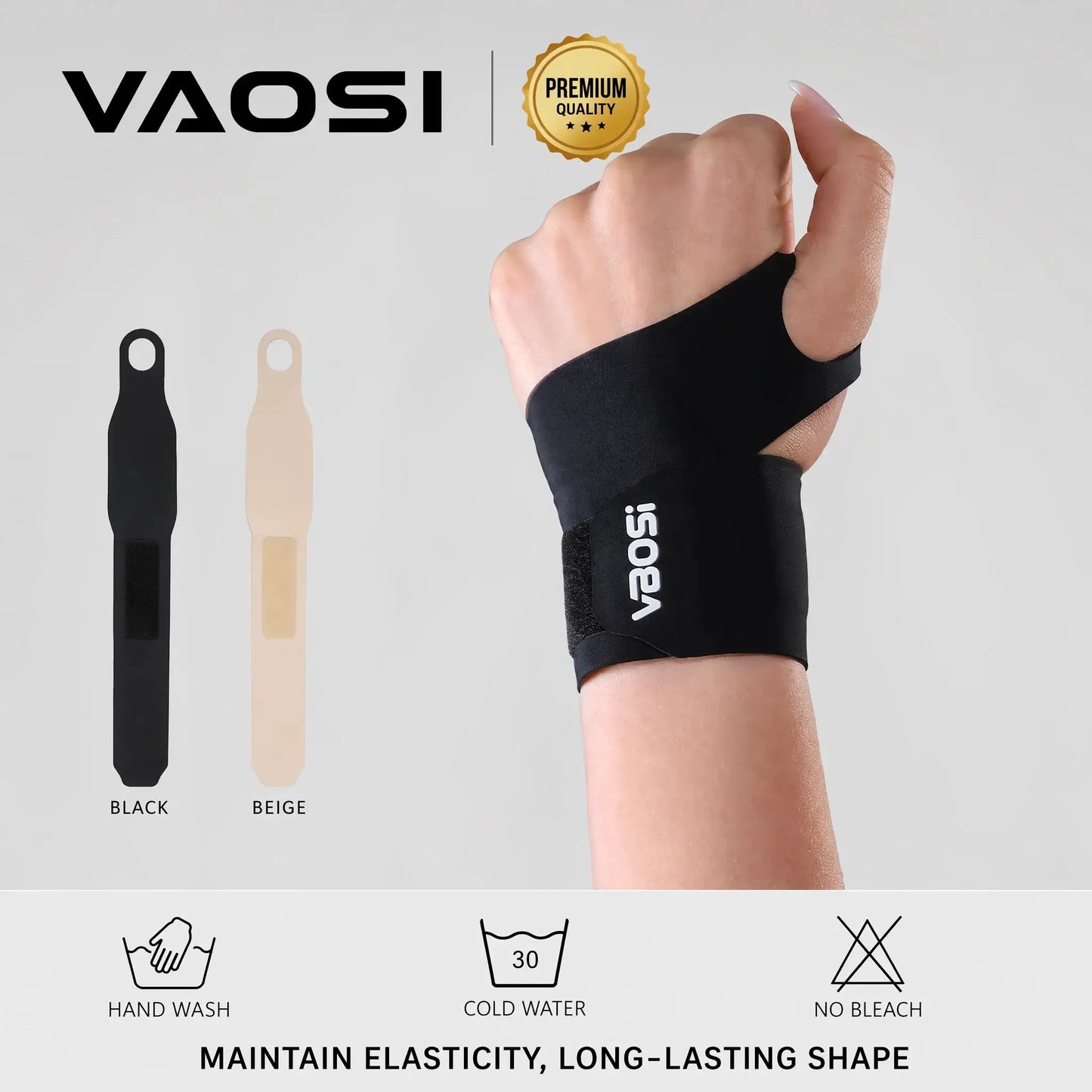 Unisex Wrist Support Brace | Adjustable Compression | Gym, Tennis, Weightlifting