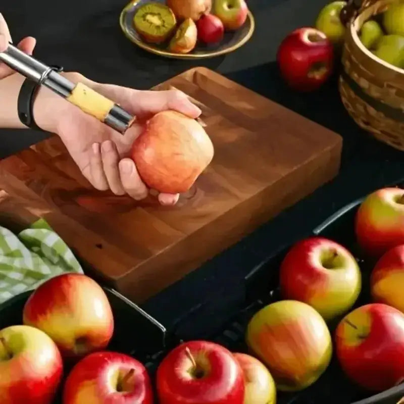 Multi-Fruit Corer, Stainless Steel for Apples, Pears, Oranges, with Hanging Hole, Easy Grip Handle, Professional Kitchen Tool from PriceLows™