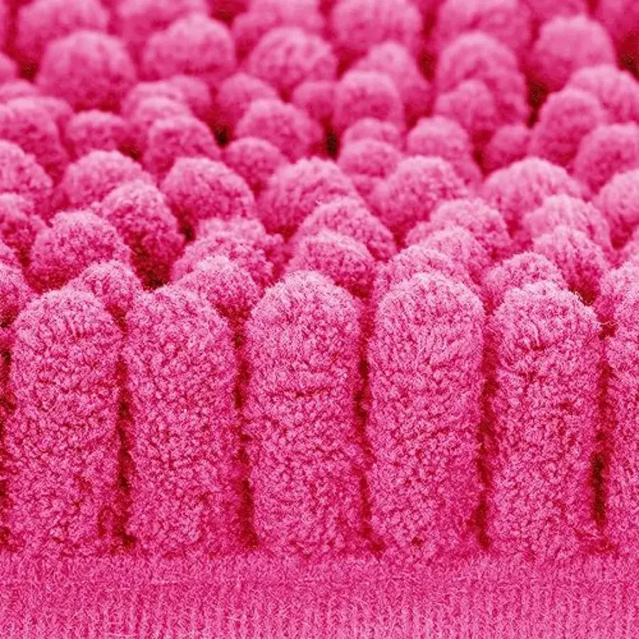 Striped Bathroom Rug Set 3 Pieces Ultra Soft, Non Slip Chenille Toilet Mat, Absorbent Plush Shaggy Bath Mats for Bathroom, Bedr from PriceLows™