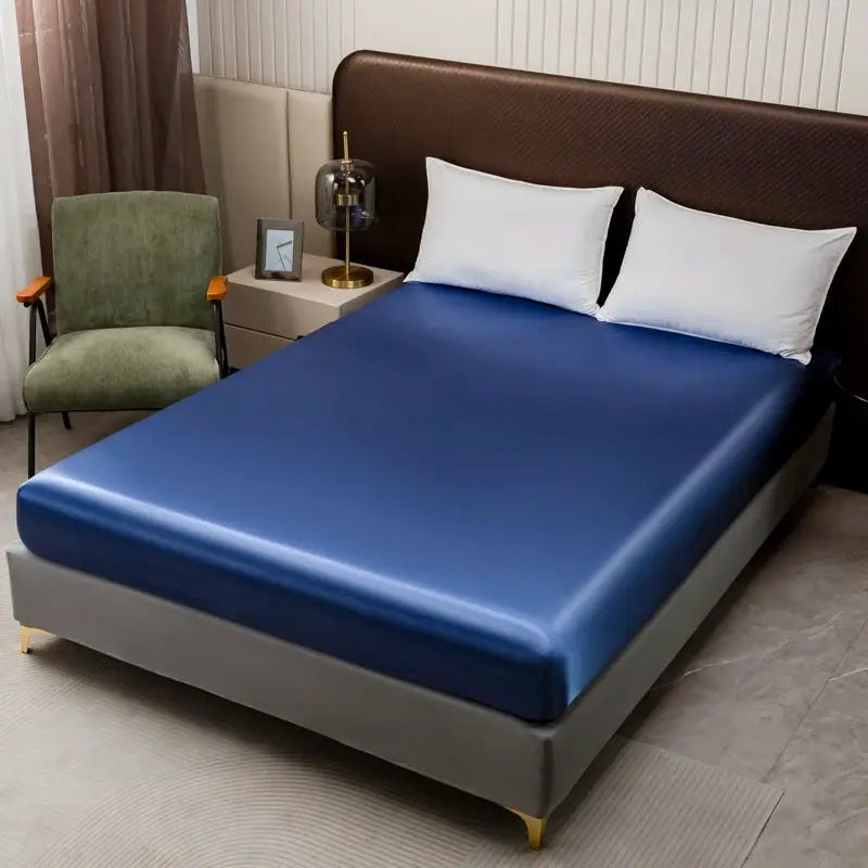 Satin Fitted Sheet | 25 Inch Pocket | Smooth Finish | Twin To King
