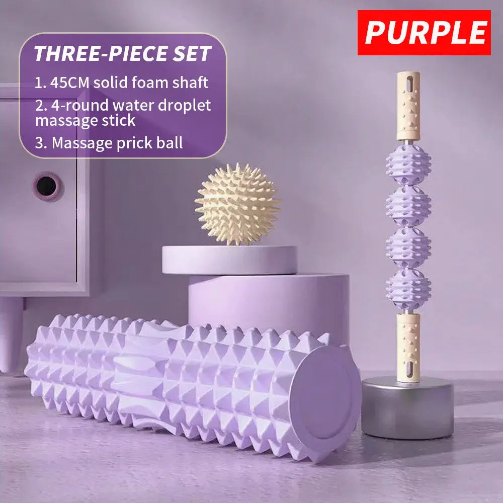 Massage Set | Prick Ball, Roller, Shaft | Abs Material | Multi Size