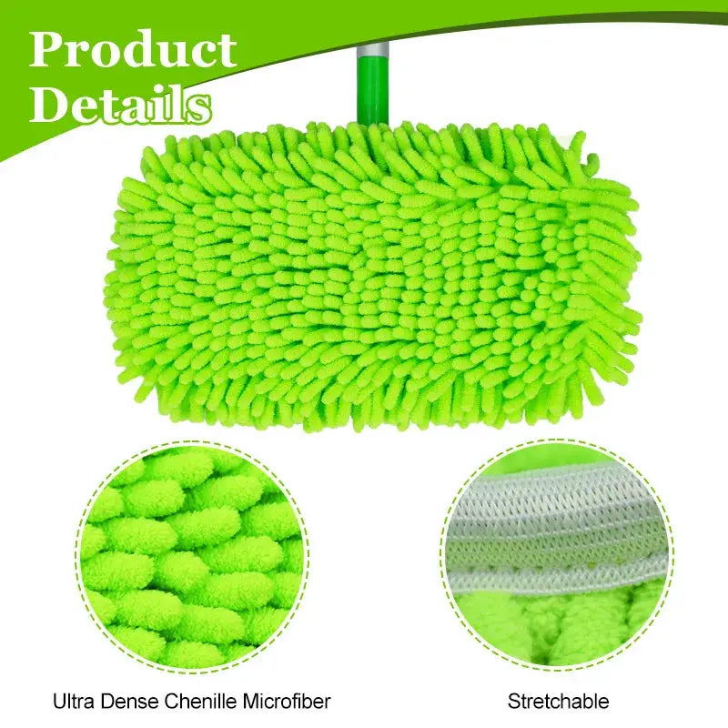 Replacement Mop Refills Pad for Swiffer Sweeper Mop Dry Wet Mop Refills for Floor Cleaning Microfiber Pads(10-12in) from PriceLows™