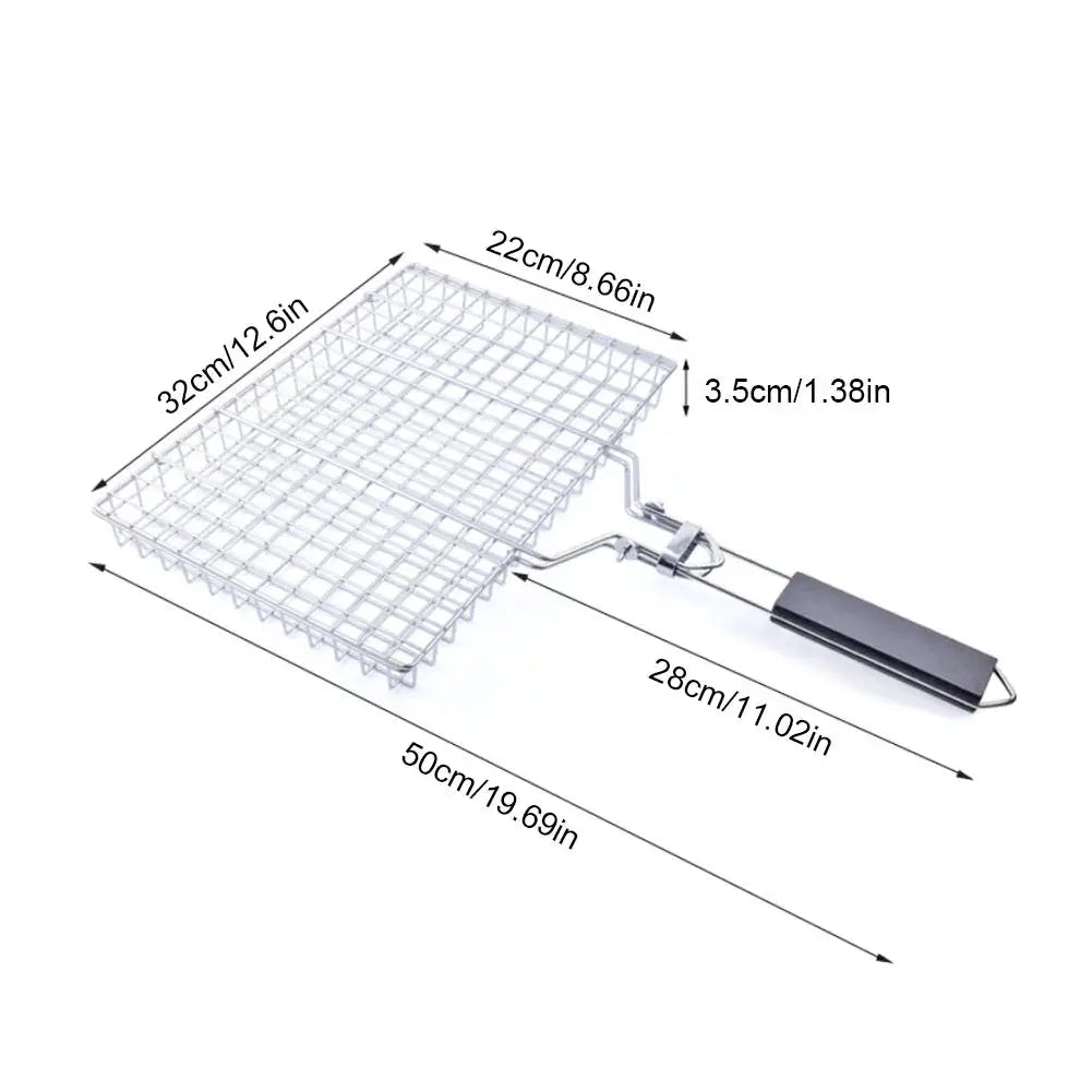 BBQ Grill Basket | 304 Stainless Steel | Nonstick Coating