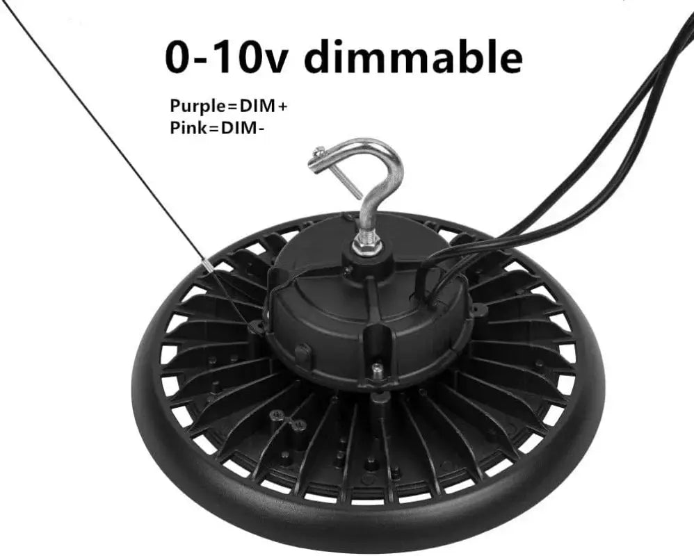 ETL Certified Nature White 4000K LED High Bay Light 150W 0-10v Dimmalbe UFO High Bay LED Shop Light for Warehouse Shop Barn Gym from PriceLows™