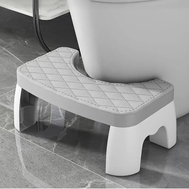 Adjustable Non-Slip Squat Stool for Toilet, Bathroom Step Stool with Anti-Skid Base - Portable & Space-Saving for Home/Travel from PriceLows™