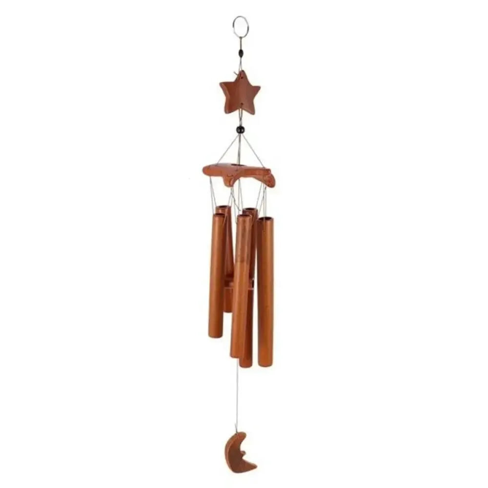 Bamboo Wind Chimes Balcony Outdoor Garden DIY Home Decor Tubes Bell Wall Hanging Ornaments Decorative Crafts from PriceLows™