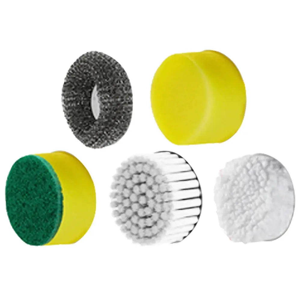 Electric Spin Cleaning Brush | Cordless | 5 Heads | Bathroom Kitchen Tile