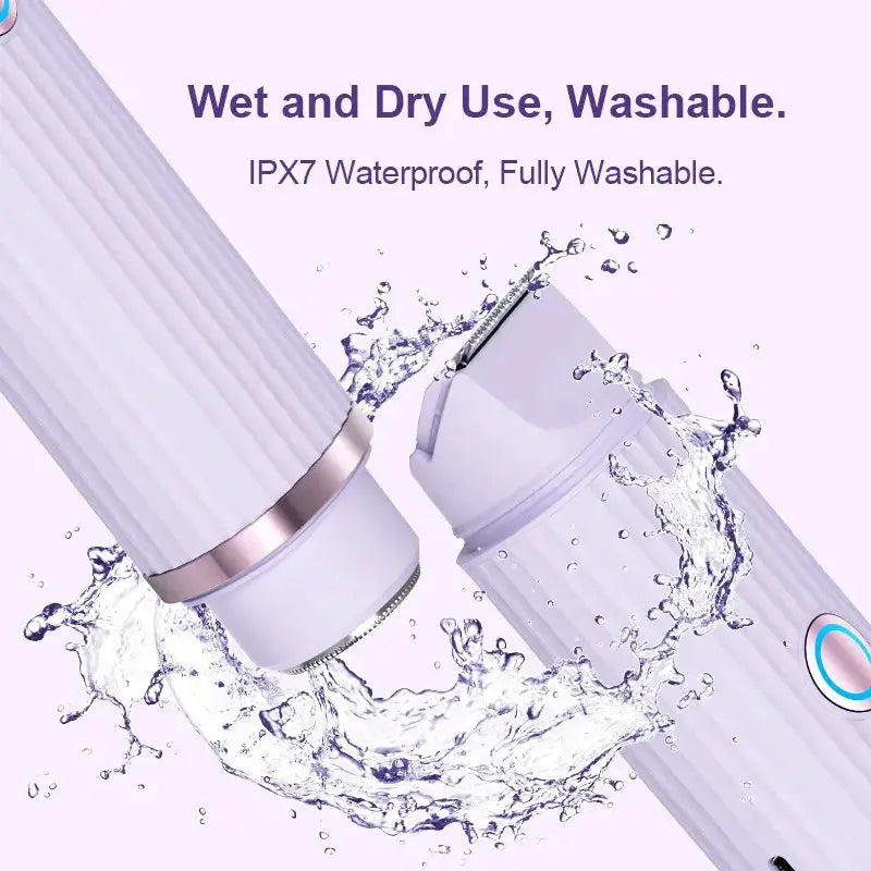 Bikini Trimmer Shaver | 2 In 1 Design | IPX7 Waterproof | Women One Size