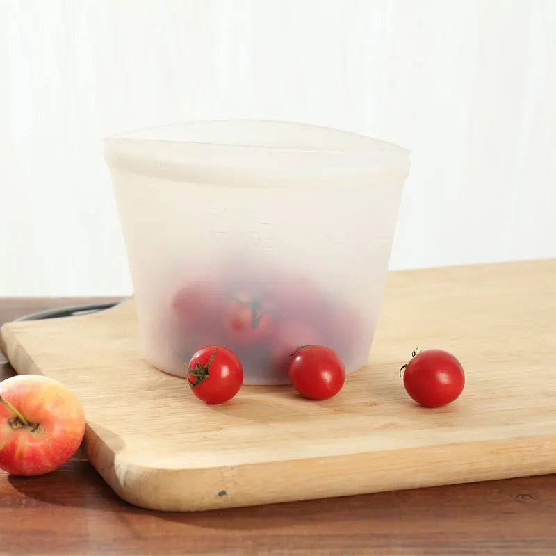 Reusable Silicone Food Storage Bags | Food Grade | Fridge Friendly | 1 Pack
