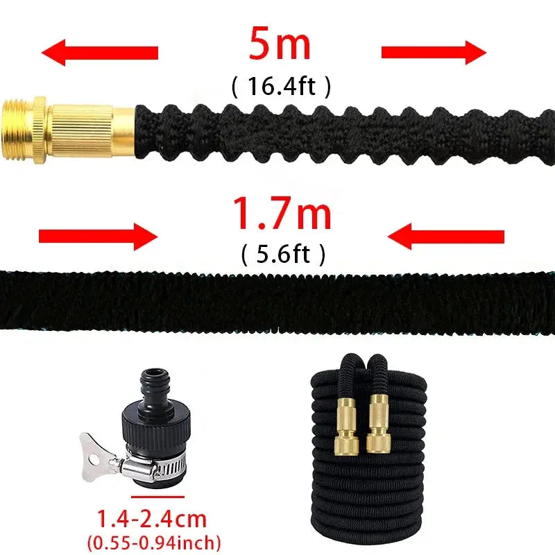 Garden Water Hose Reel Expandable Watering Hose High Pressure Flexible Car Wash Watering Garden Irrigation Magic Hose Pipe from PriceLows™