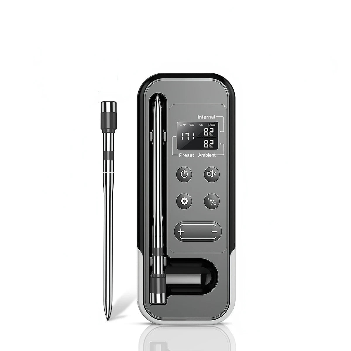 Bluetooth BBQ Thermometer | Wireless Meat Probe | Temperature Alarm | All Grills