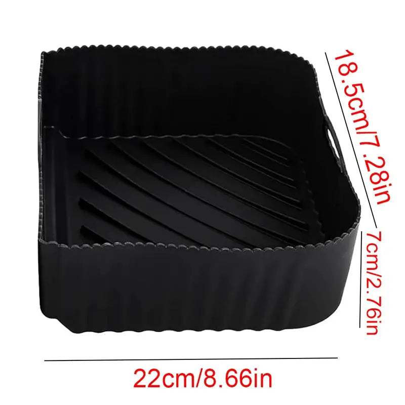 Silicone Air Fryer Liners | Ninja AF500EU Compatible | Non-Stick | 10.4L/5.2L