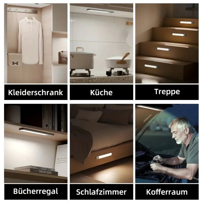 1 Pcs Cabinet Light, Battery-Powered Super Bright Wireless Motion Sensor Light Indoor,Magnetic Dimming Closet Light, from PriceLows™