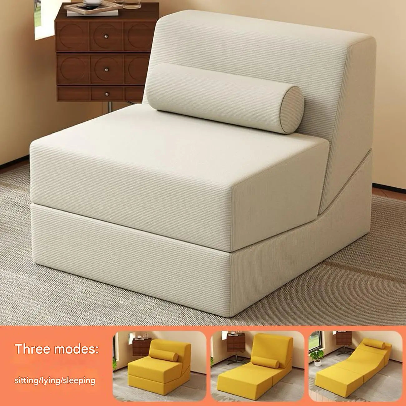 Sofa Bed | Multi Functional Lounger | Small Space Friendly | Single Person