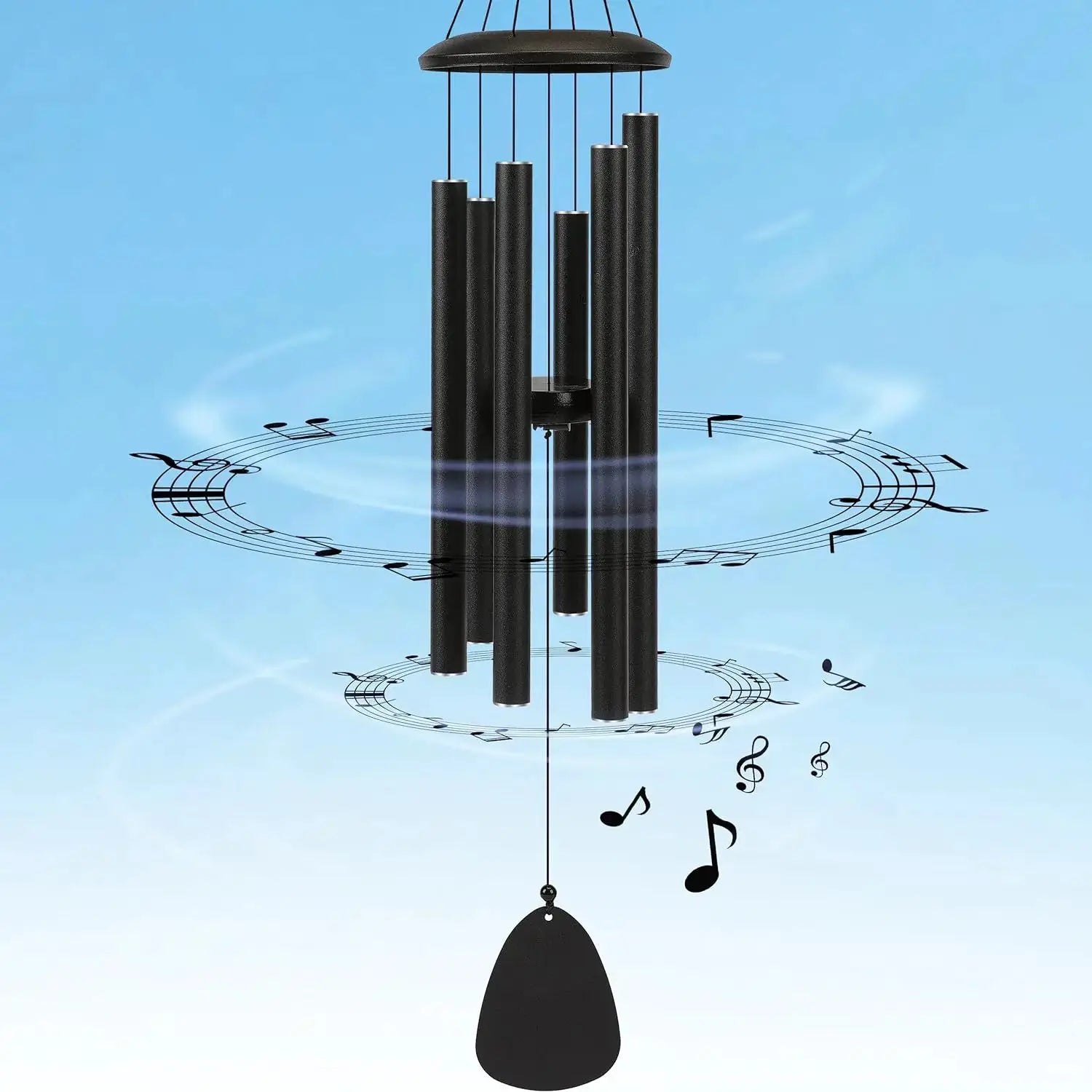 26 Inch Outdoor Wind Chimes Create an Atmosphere for Outdoor Decoration of Farmhouses Terraces Gardens Front Porch and Balconies from PriceLows™