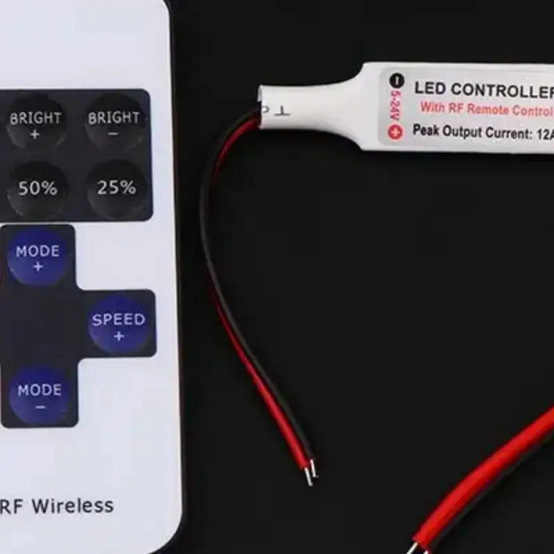 1/3/5Pcs 5-24V Led Dimmer Controller RF 11-Key Monochrome Montroller Wireless Remote Control For LED Strip Light from PriceLows™