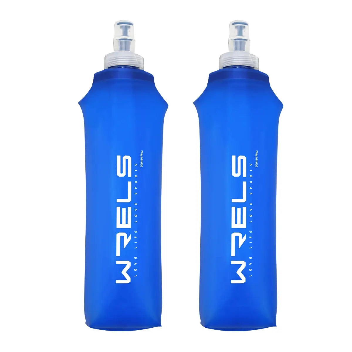 WRELS Portable Sports Soft Flask BPA-Free Running Cycling Water Bottle Outdoor Sports Marathon Folding Collapsible Water Bottle from PriceLows™