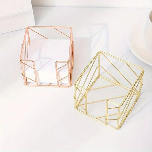 Sticky Note & Memo Box Holder, Post Note Dispenser, Desk Organizer Storage Box for Home School Office from PriceLows™