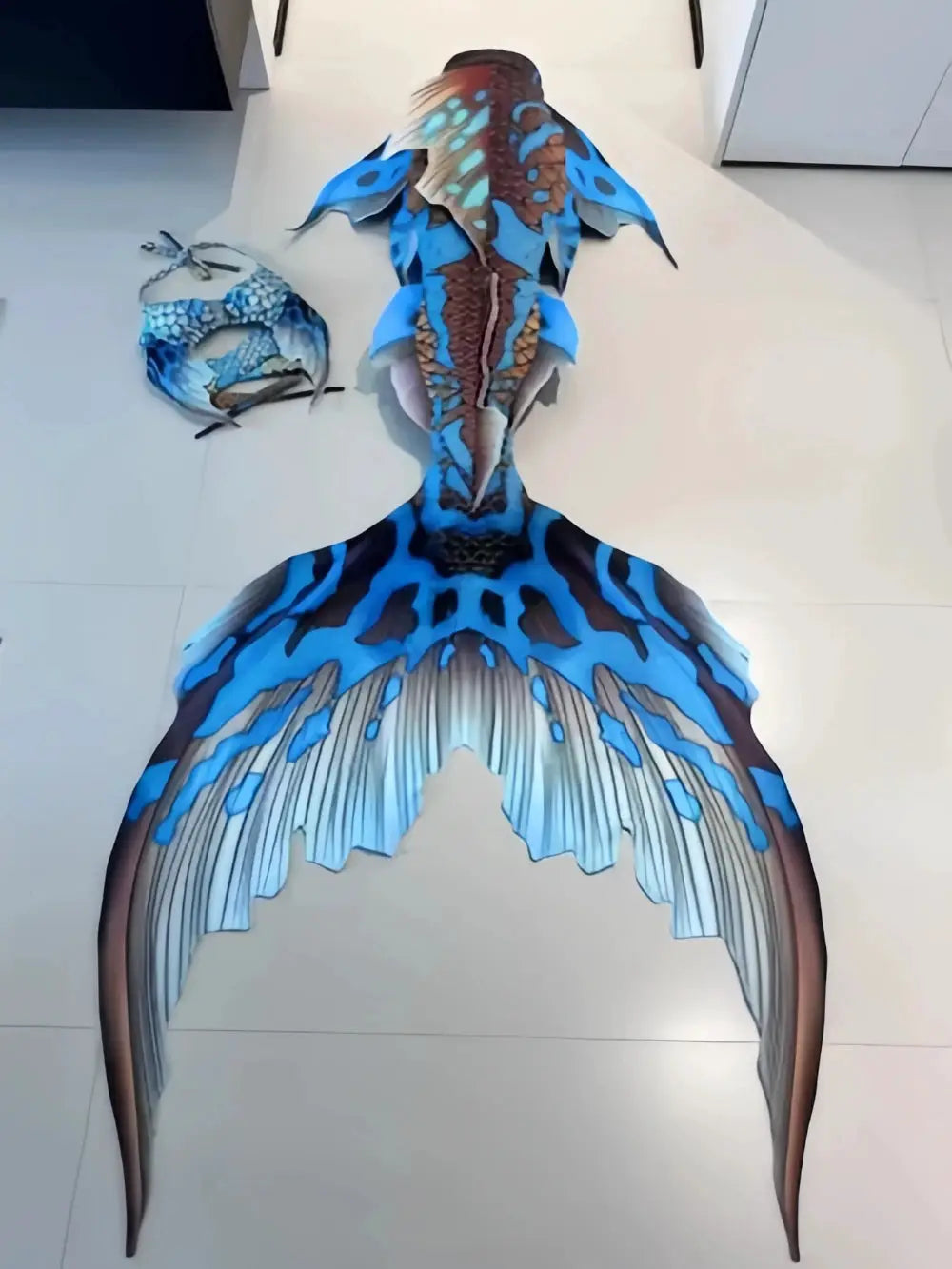 Mermaid Tail Swimsuit Custom High-quality Tail with Adjustable Bra for Professional Aquarium Diving and Photography from PriceLows™