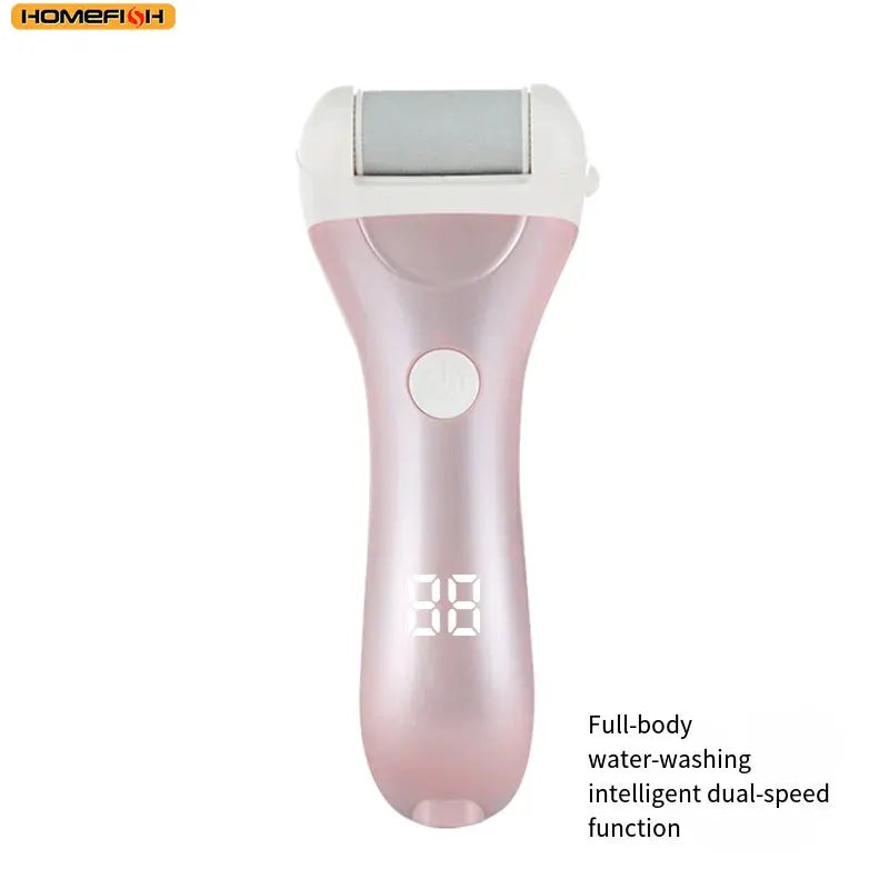 HOMEFISH Electric Pedicure Foot USB Rechargeable Power Display Grinding Exfoliator Replacement Heads For Heel Callus Remover from PriceLows™