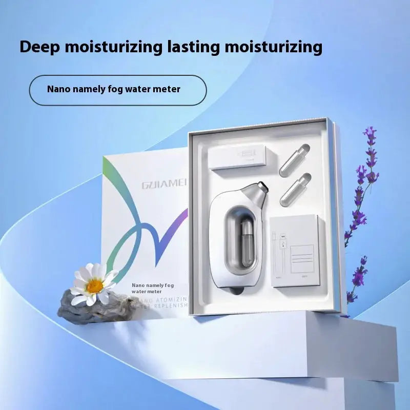 Portable Facial Steam Generator | Rechargeable Oxygen Vaporizer | Skin Rejuvenation | CE Certified