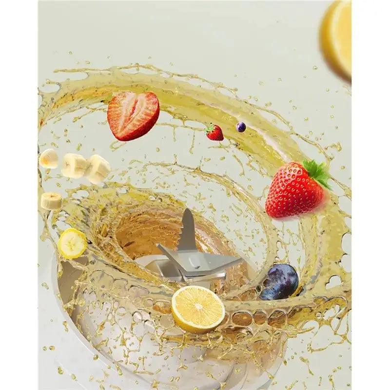 A83G-Portable Electric Juicer Small Household Rechargeable With Digital Display Vegetables Fruit Blender Juice Cup from PriceLows™